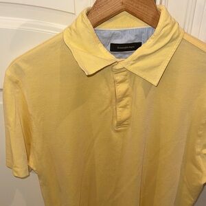 Ermenegildo Zegna Light Yellow Polo Shirt